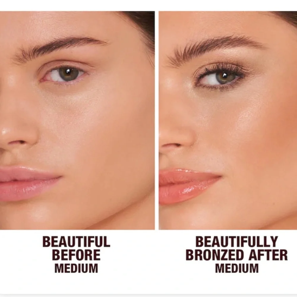 Charlotte Tilbury Beautiful Skin Sun-Kissed Glow Bronzer in 2 Medium - Picture 3 of 8